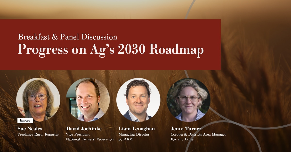 Breakfast & Panel Discussion – Progress on Ag's 2030 Roadmap