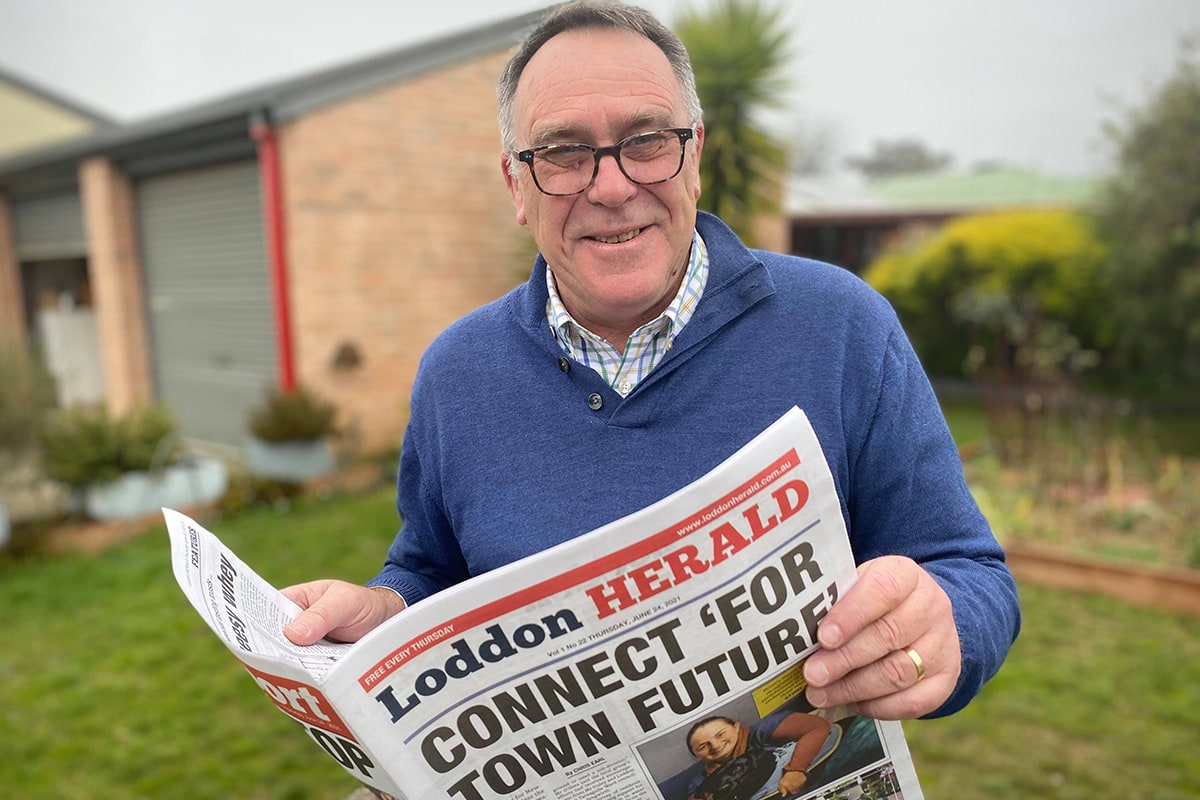 Chris Earl from the Loddon Herald